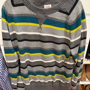 Mossimo Supply Co. Men's Multicolor Striped Crewneck Sweater - Size XL